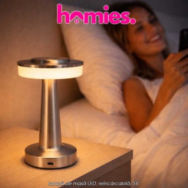 Homies Rechargeable Table Lamp - lampă de masă LED, reîncărcabilă, 5V