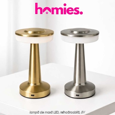 Homies Rechargeable Table Lamp - lampă de masă LED, reîncărcabilă, 5V