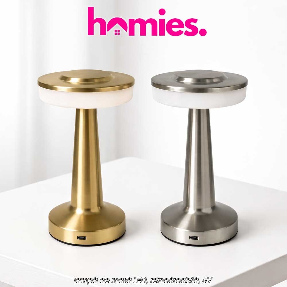 Homies Rechargeable Table Lamp - lampă de masă LED, reîncărcabilă, 5V