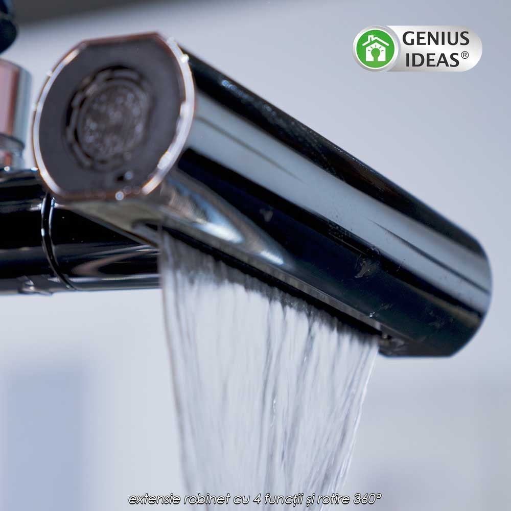 GI Kitchen Head Sprayer 360 - extensie robinet cu 4 funcții și rotire 360°