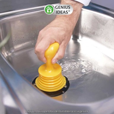 GI Mini Draining Plunger - mini ventuză pentru desfundarea scurgerilor