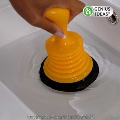GI Mini Draining Plunger - mini ventuză pentru desfundarea scurgerilor