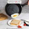 Royalty Line Wok Pan FWN30 - tigaie wok cu înveliș ceramic și capac, 30cm
