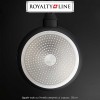 Royalty Line Wok Pan FWN30 - tigaie wok cu înveliș ceramic și capac, 30cm