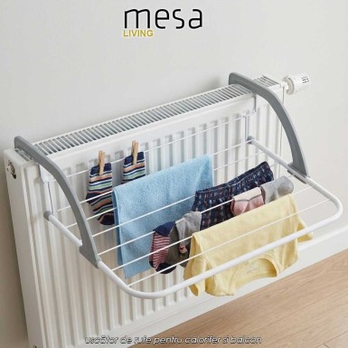 MESA Living Hanging Drying Rack - uscător de rufe pentru calorifer si balcon