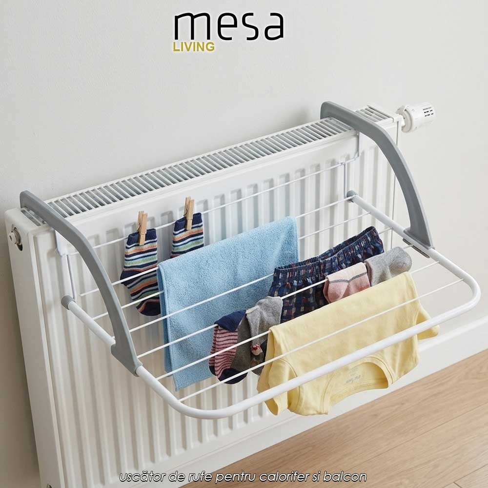 MESA Living Hanging Drying Rack - uscător de rufe pentru calorifer si balcon