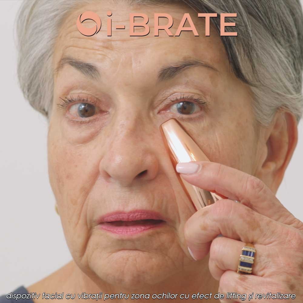 i-BRATE - dispozitiv facial cu vibrații pentru zona ochilor cu efect de lifting și revitalizare