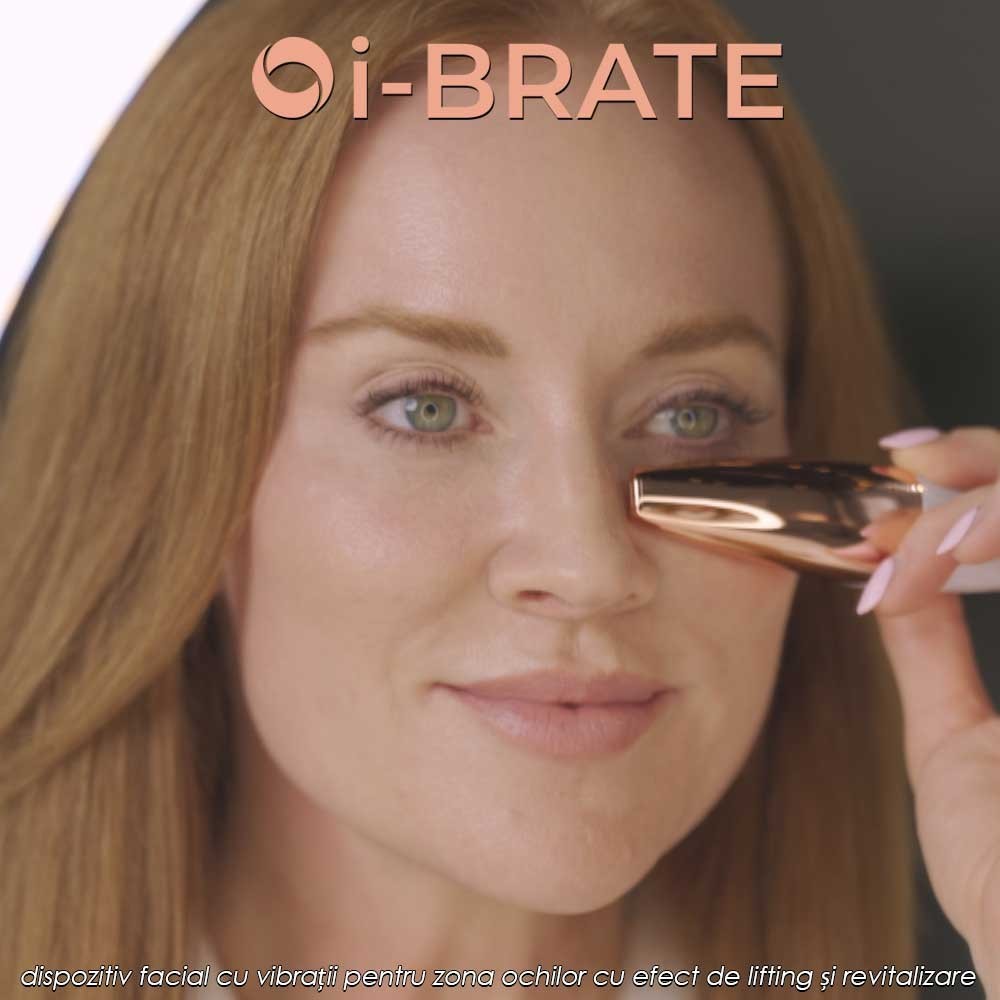i-BRATE - dispozitiv facial cu vibrații pentru zona ochilor cu efect de lifting și revitalizare