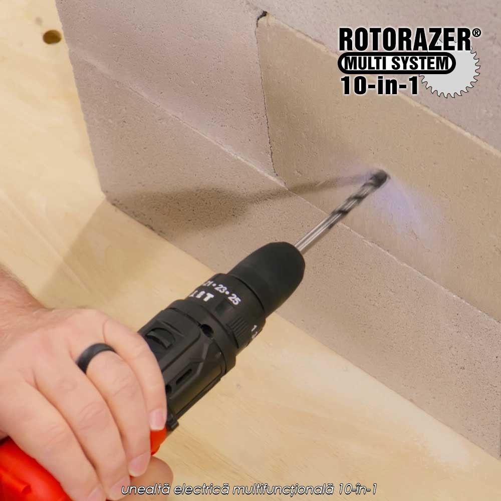 Rotorazer Multi System 10-in-1 - unealtă electrică multifuncțională 10-în-1