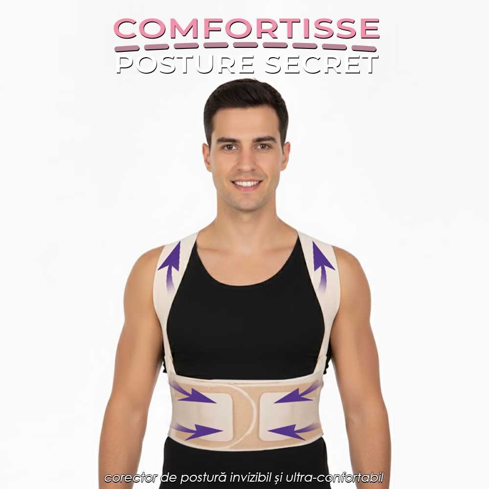 Comfortisse Posture Secret – corector de postură invizibil și ultra-confortabil