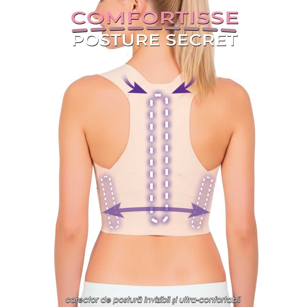 Comfortisse Posture Secret – corector de postură invizibil și ultra-confortabil